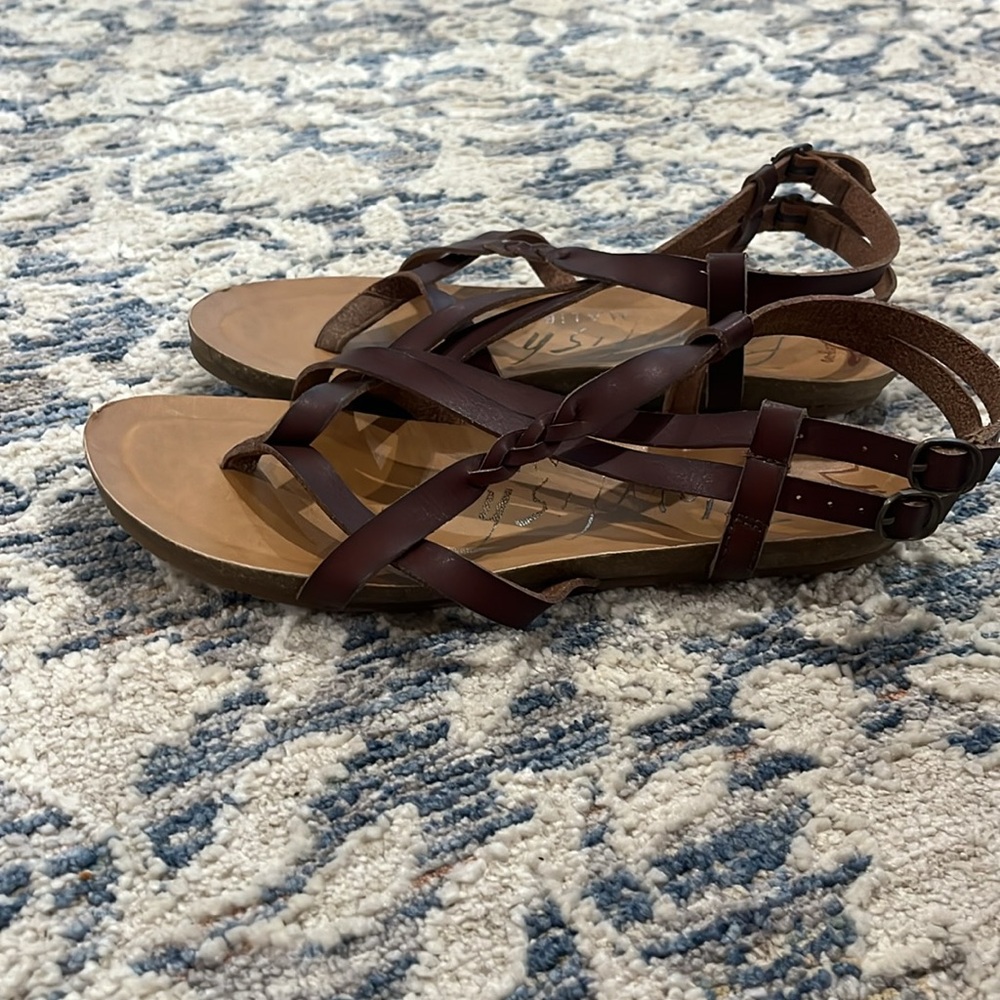 Women's Blowfish Gineh Brown Strappy Sandals - Picture 4 of 7